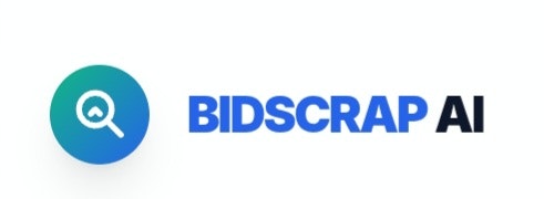 BidScrapAi - Product Hunt launch logo and brand identity
