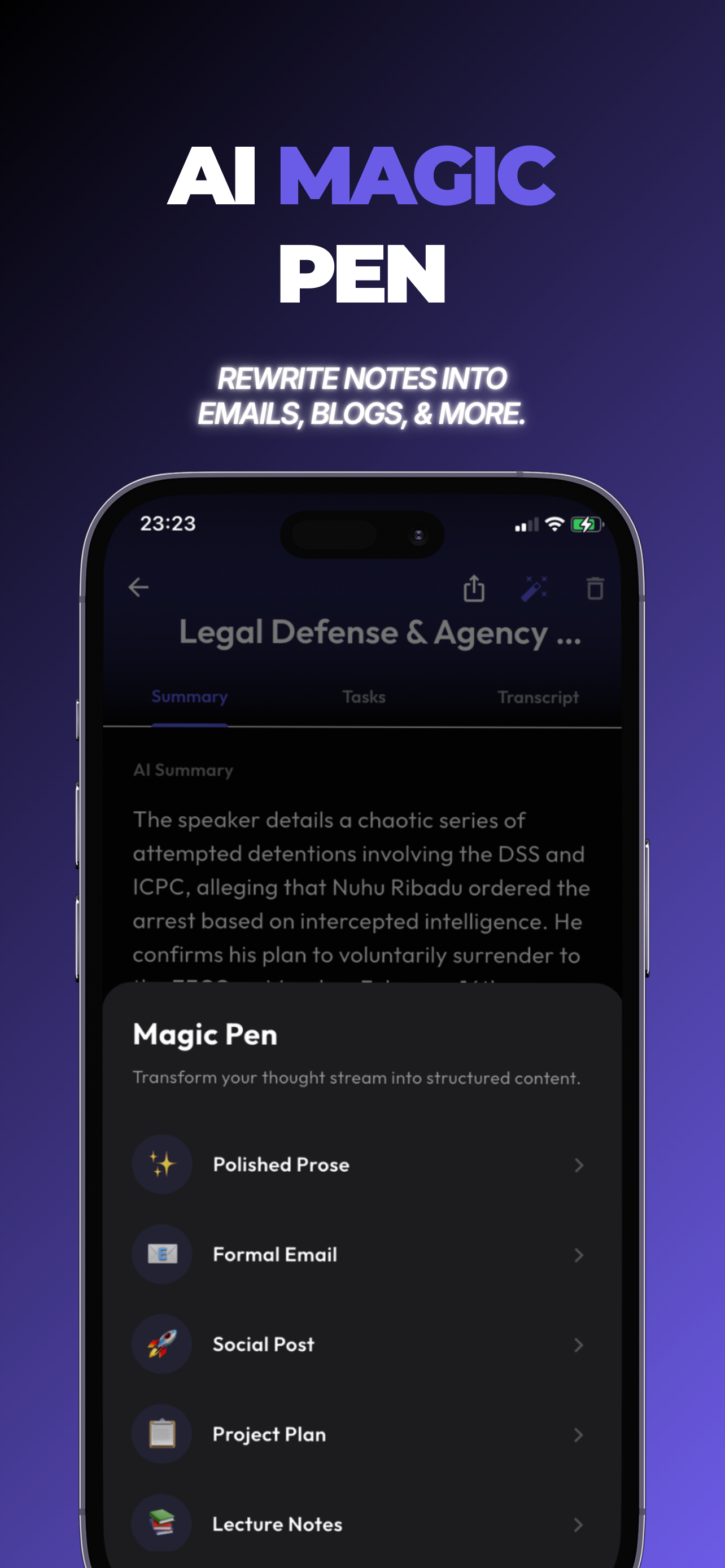 TalkToTask: Voice AI Tasks - Screenshot 3 showing product features and functionality