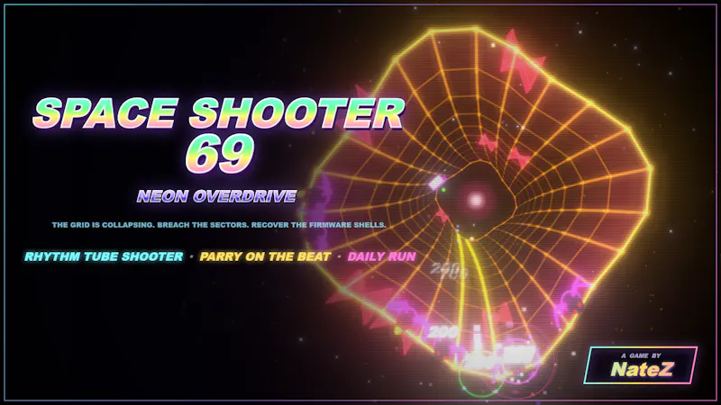 Space Shooter 69: Neon Overdrive screenshot 2