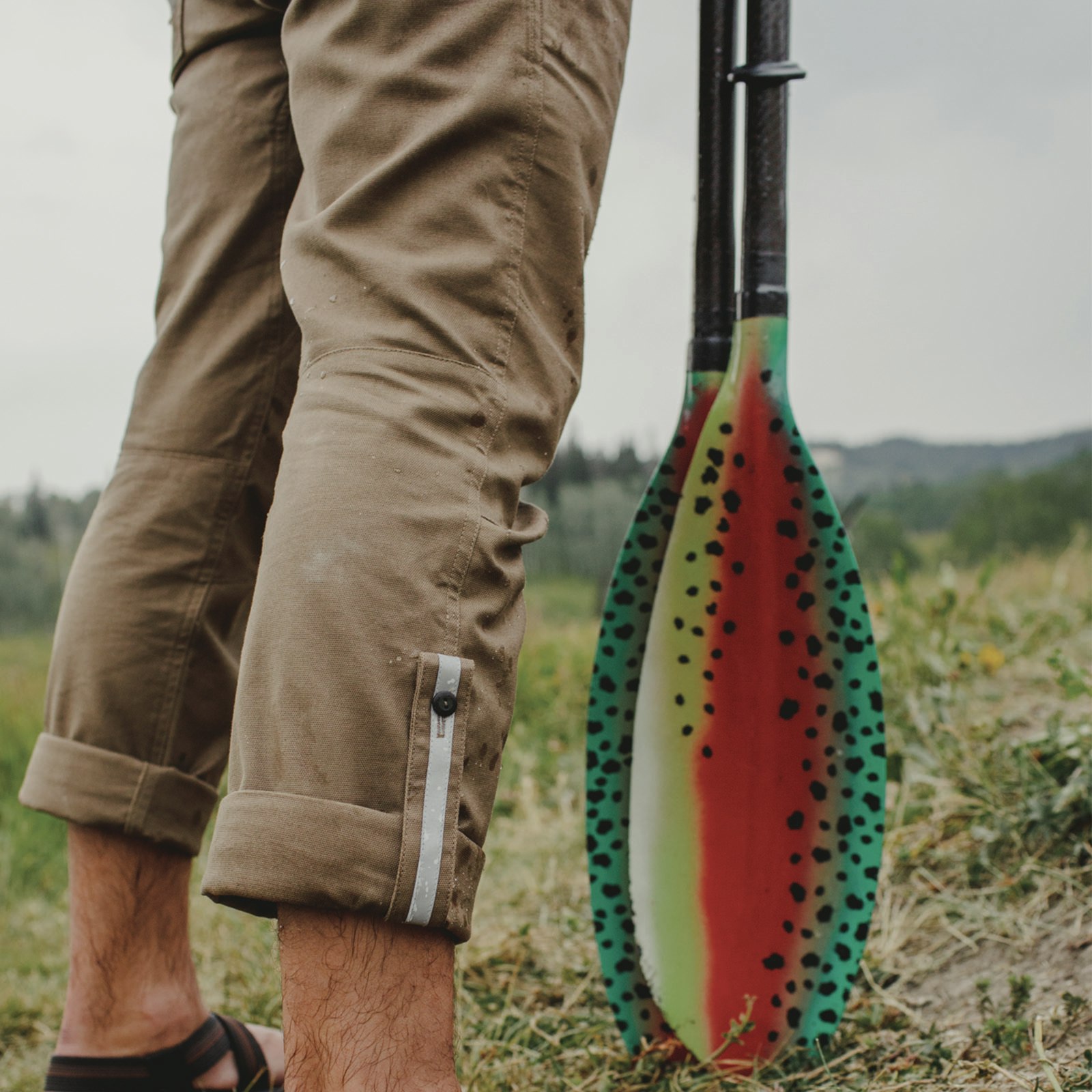 Hi-Wool Fleece & Flex Canvas Pants gallery image