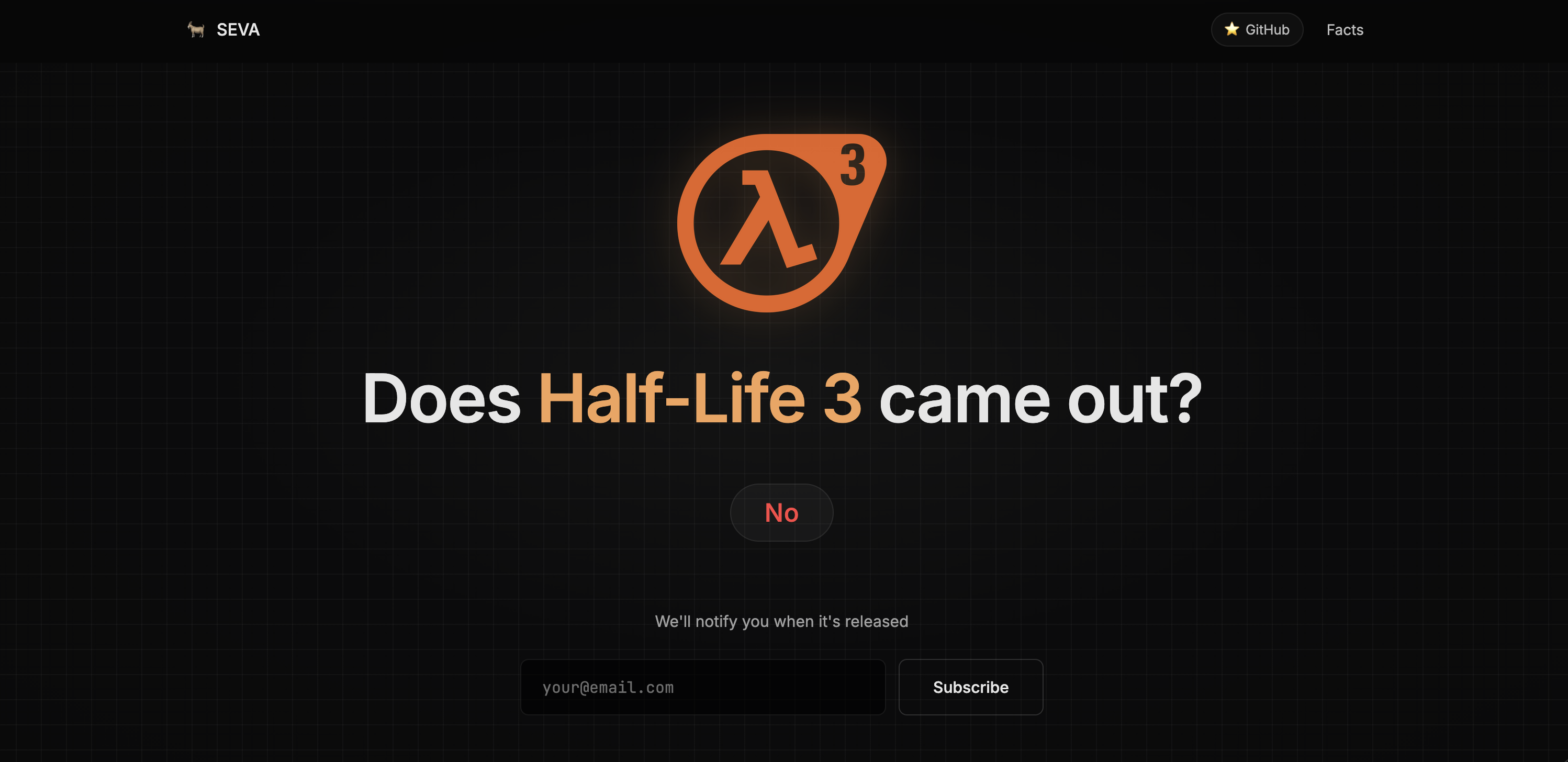 Does Half-Life 3 came out? - Main product screenshot demonstrating key features and user interface