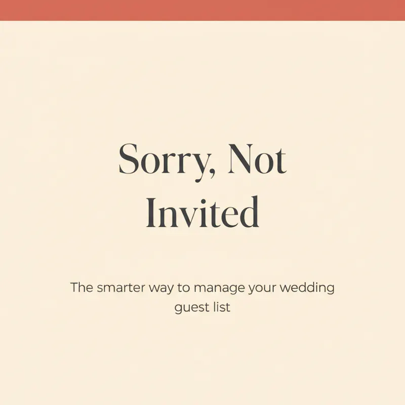 Sorry, Not Invited screenshot 1