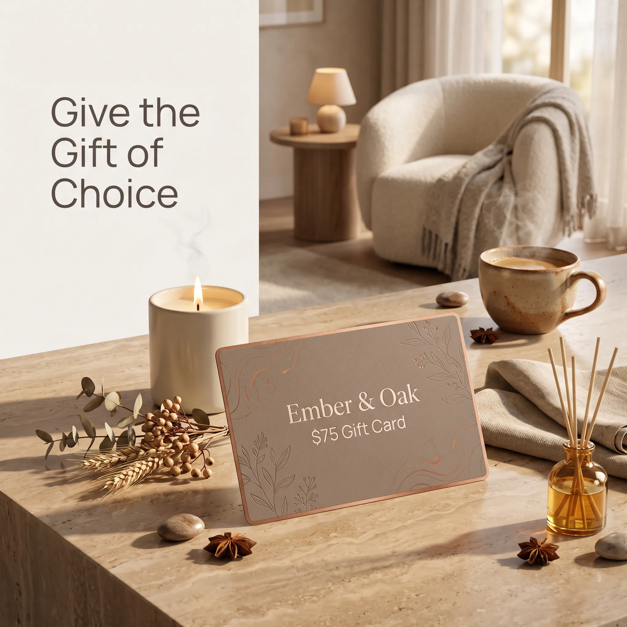 Ember & Oak Gift Card gallery image