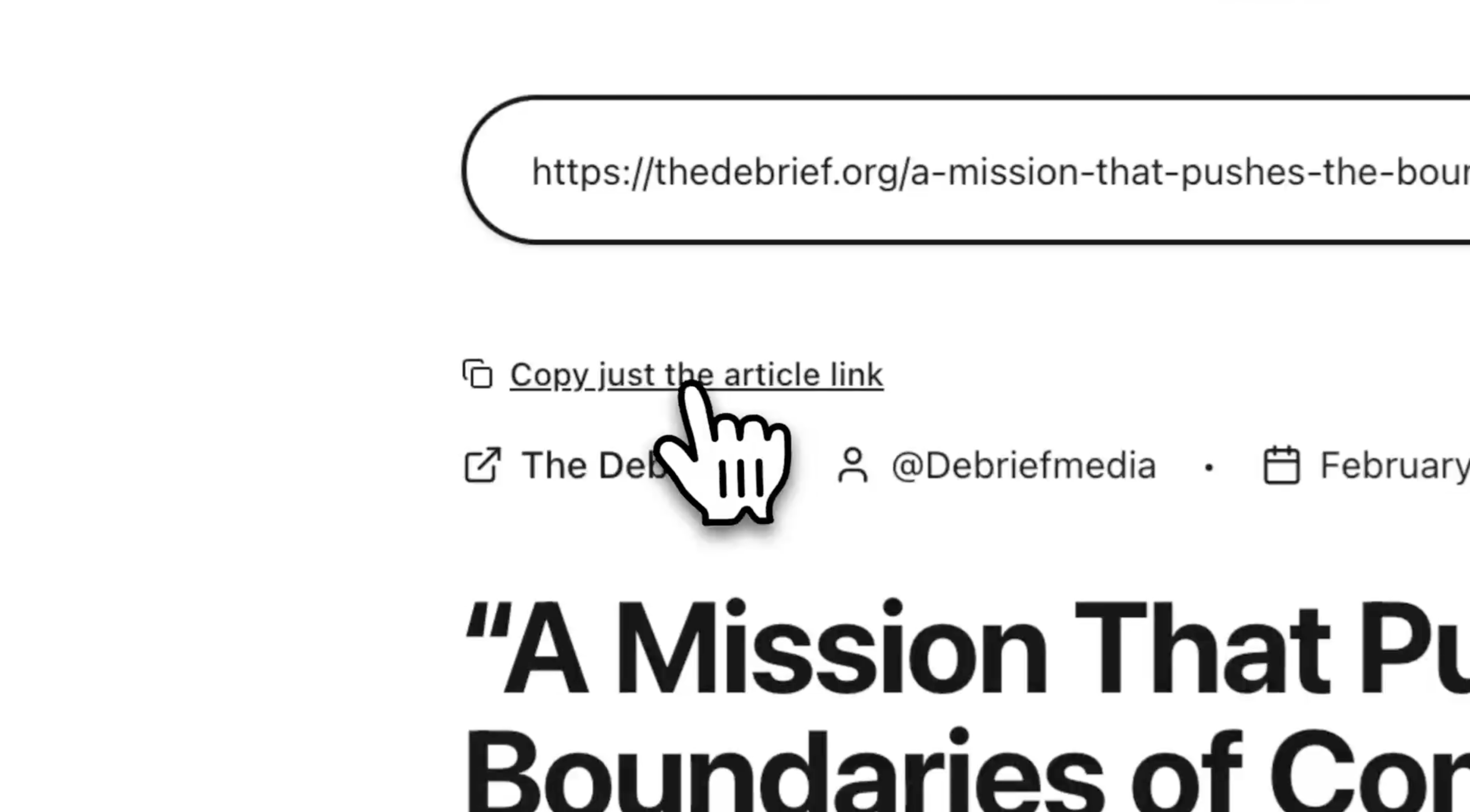 Just The Article Please - Screenshot 5 showing product features and functionality