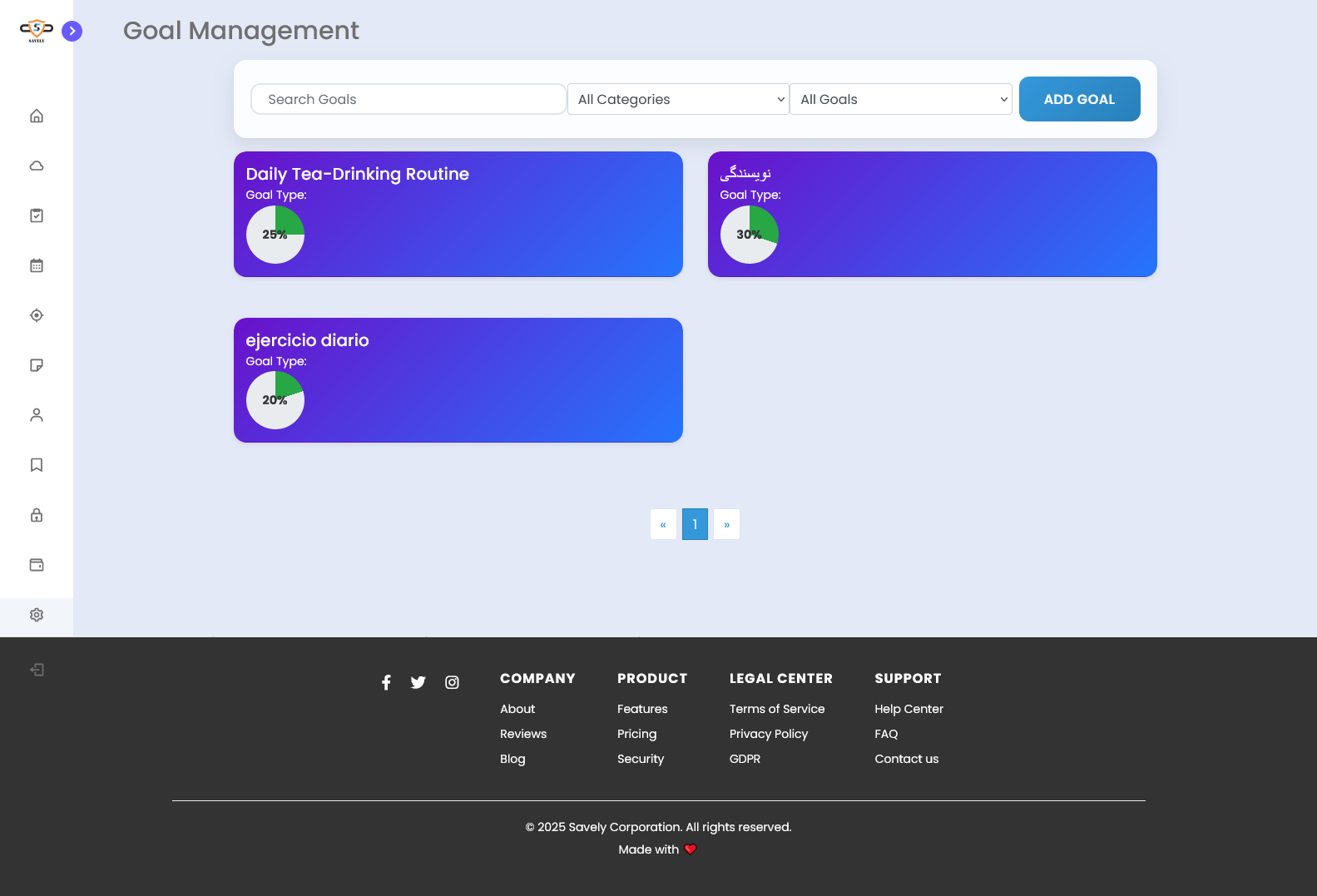 Assaporare - Manager di informazioni personali media 8
