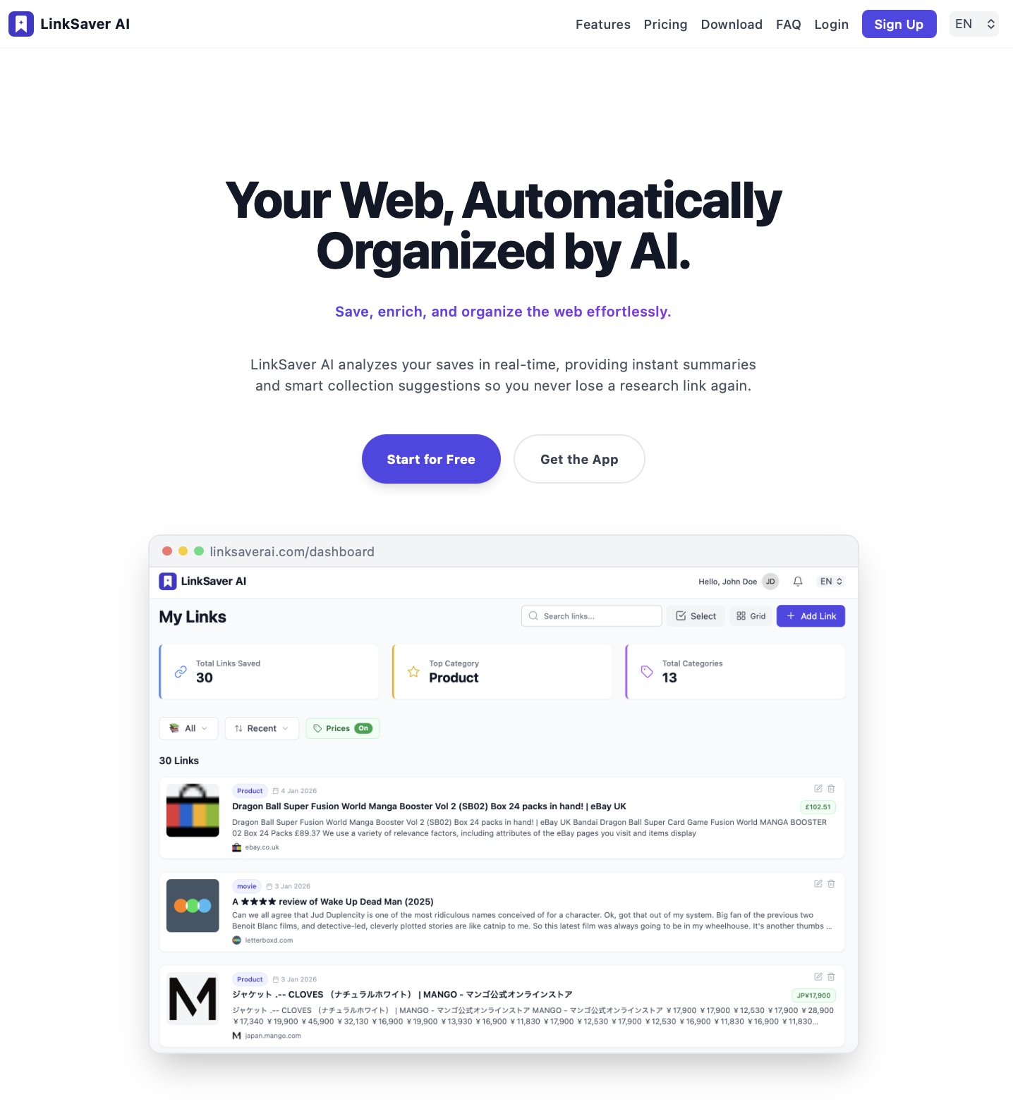 LinkSaver AI gallery image