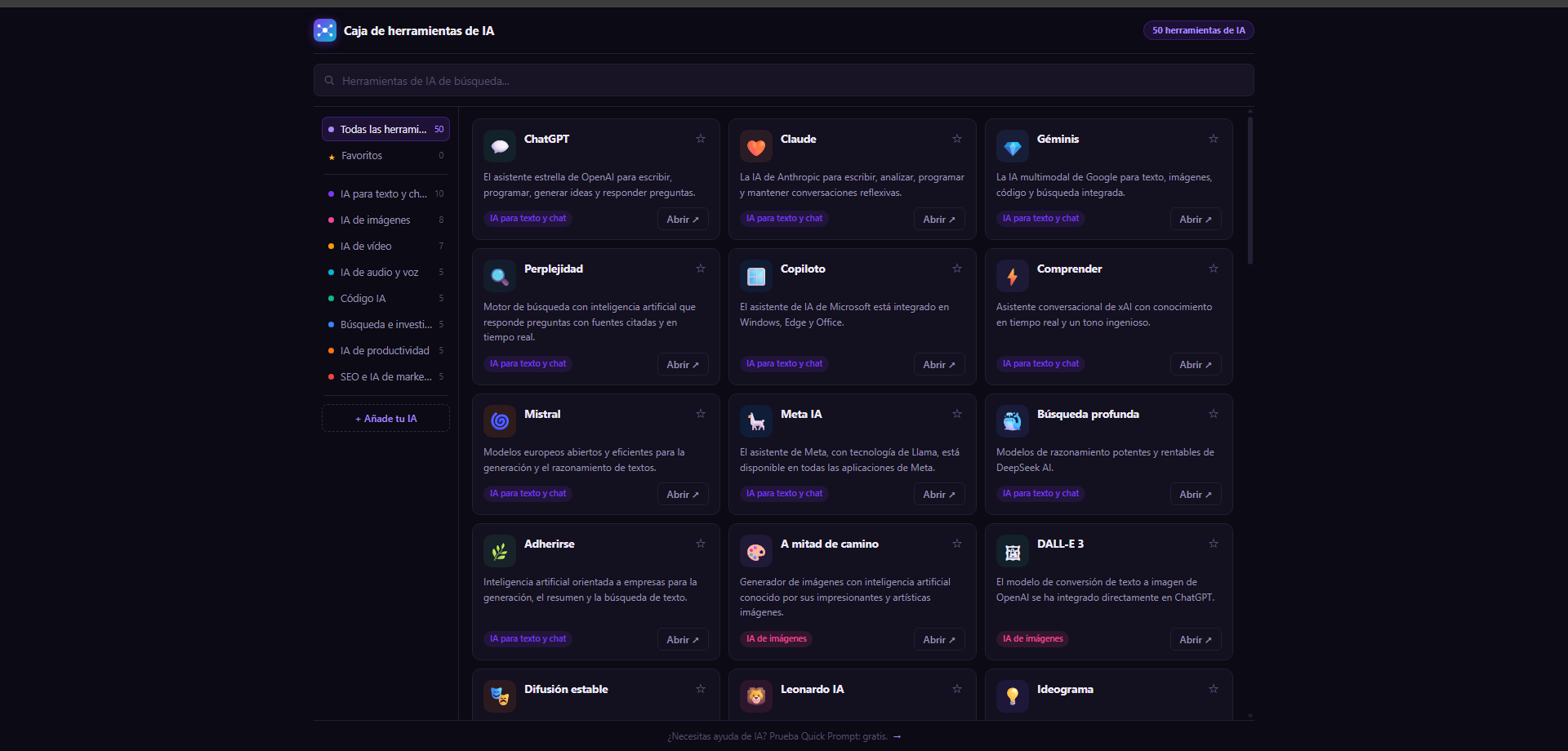 AI Toolbox  Quick Access to 50+ AI Tools gallery image