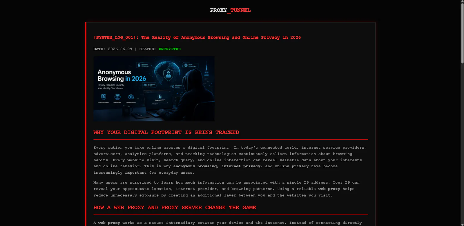 Proxy Tunnel: Bypass Restrictions screenshot 2