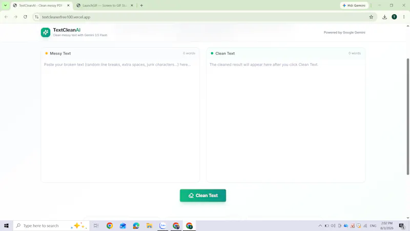 TextClean screenshot 1