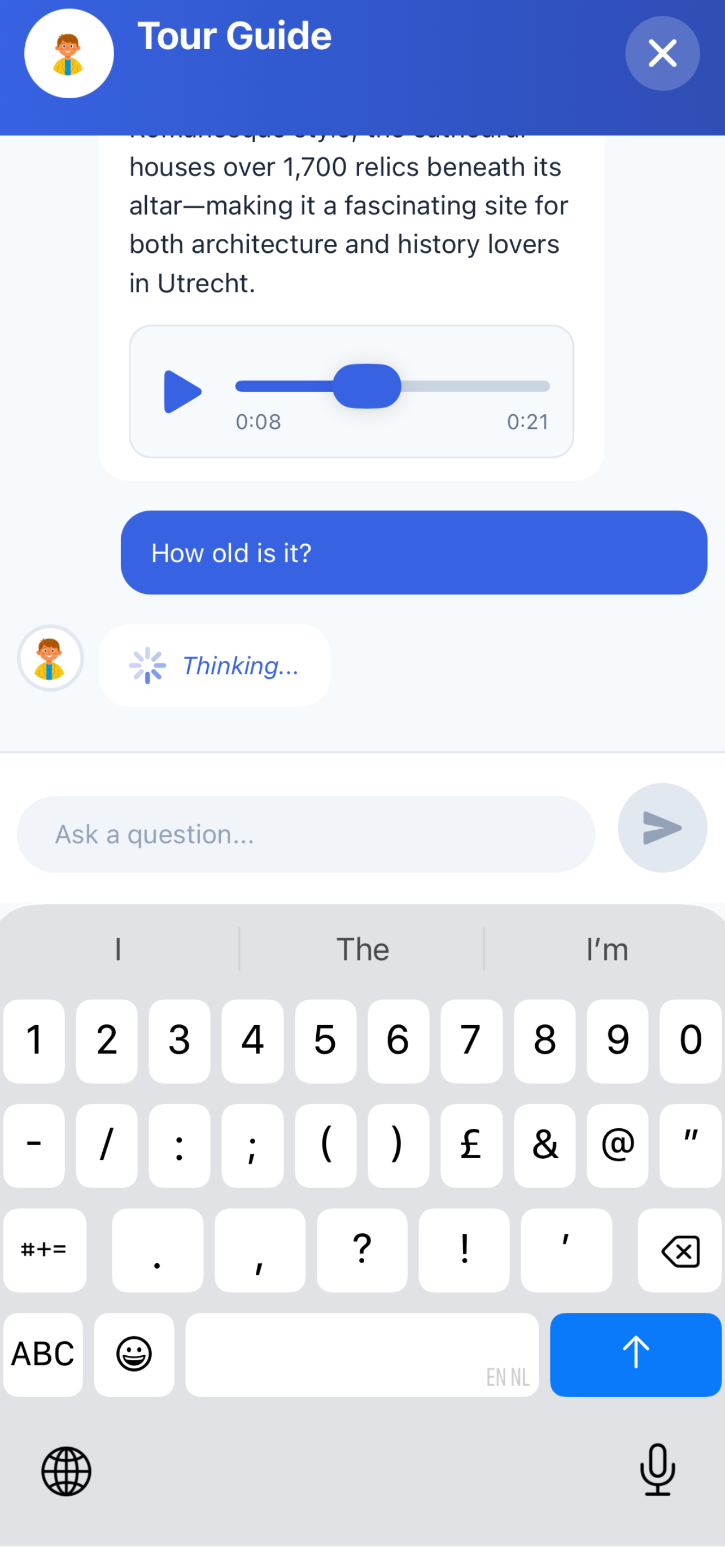 FreeAIWalkingTour.com | Mobile app gallery image