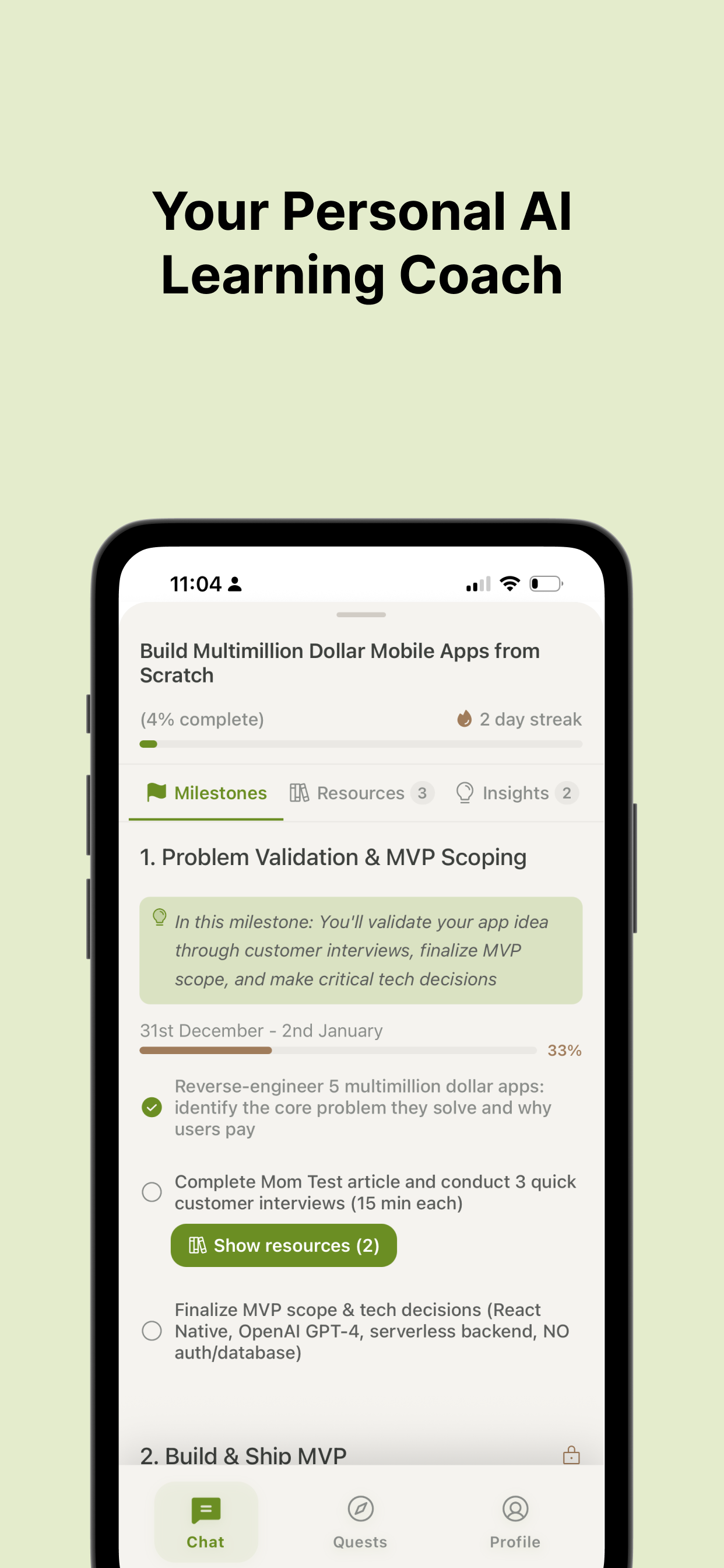 Corgi AI - Your AI Learning Coach - Screenshot 3 showing product features and functionality