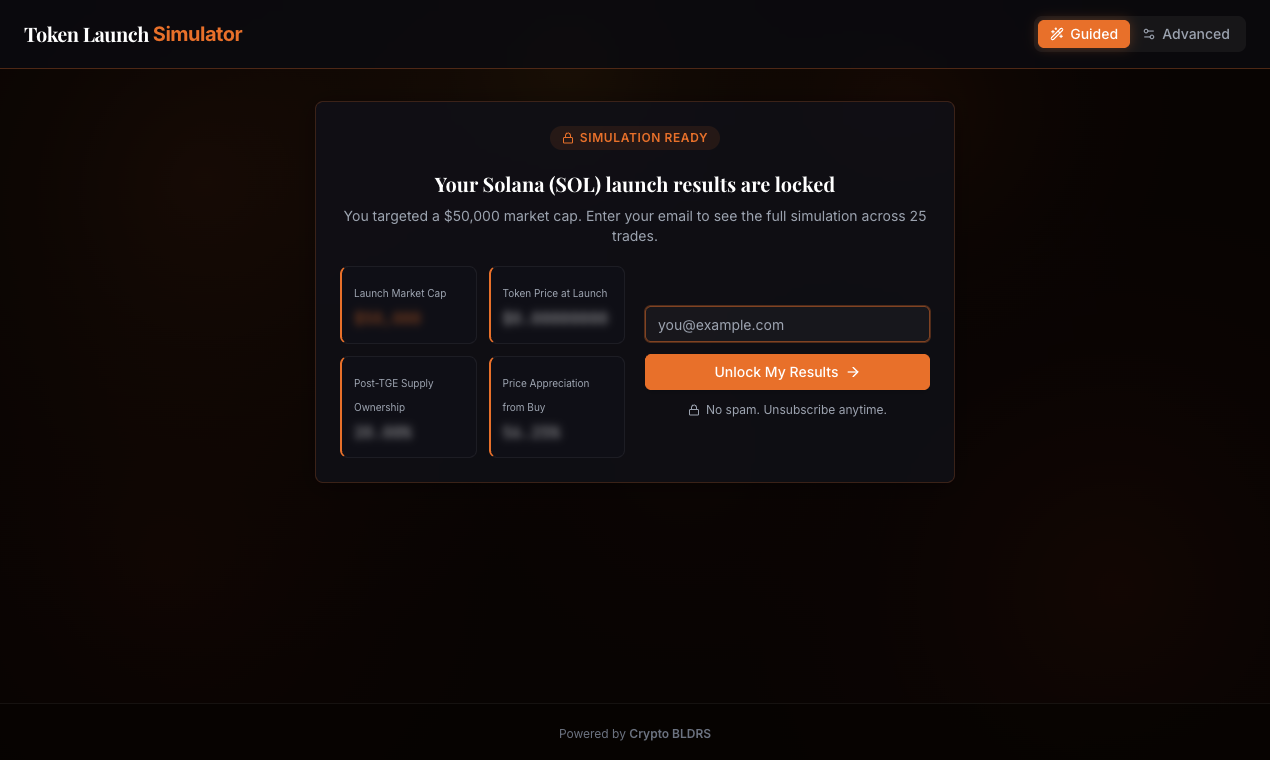Token Launch Simulator gallery image