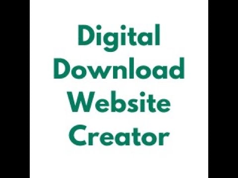 Digital Download Website Creator gallery image