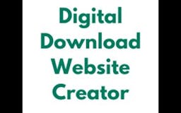 Digital Download Website Creator media 1