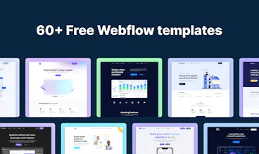 Webflow Template Library gallery image