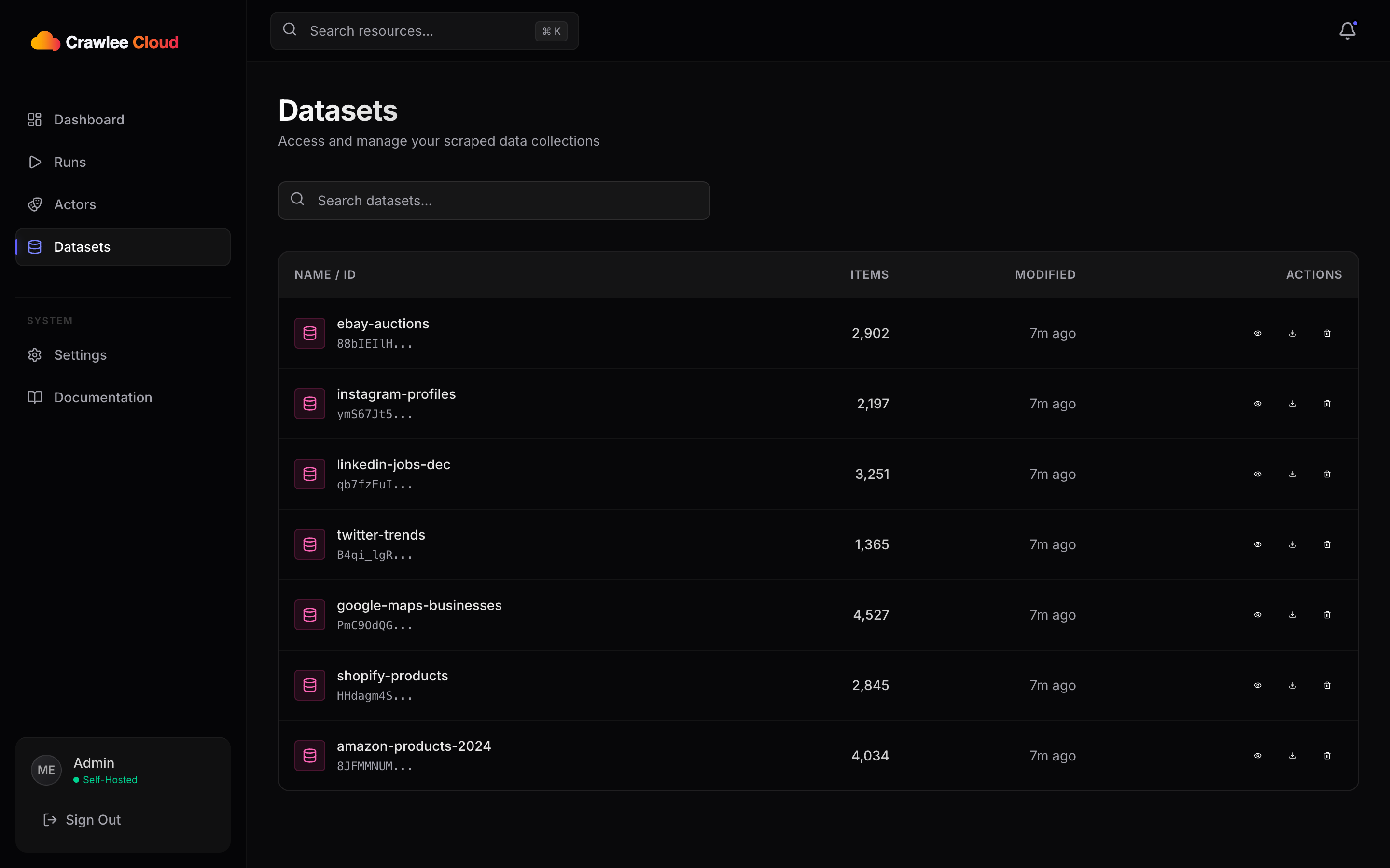 Crawlee Cloud gallery image