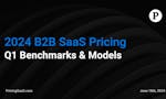 2024 Q1 SaaS Pricing Benchmarks & Models image