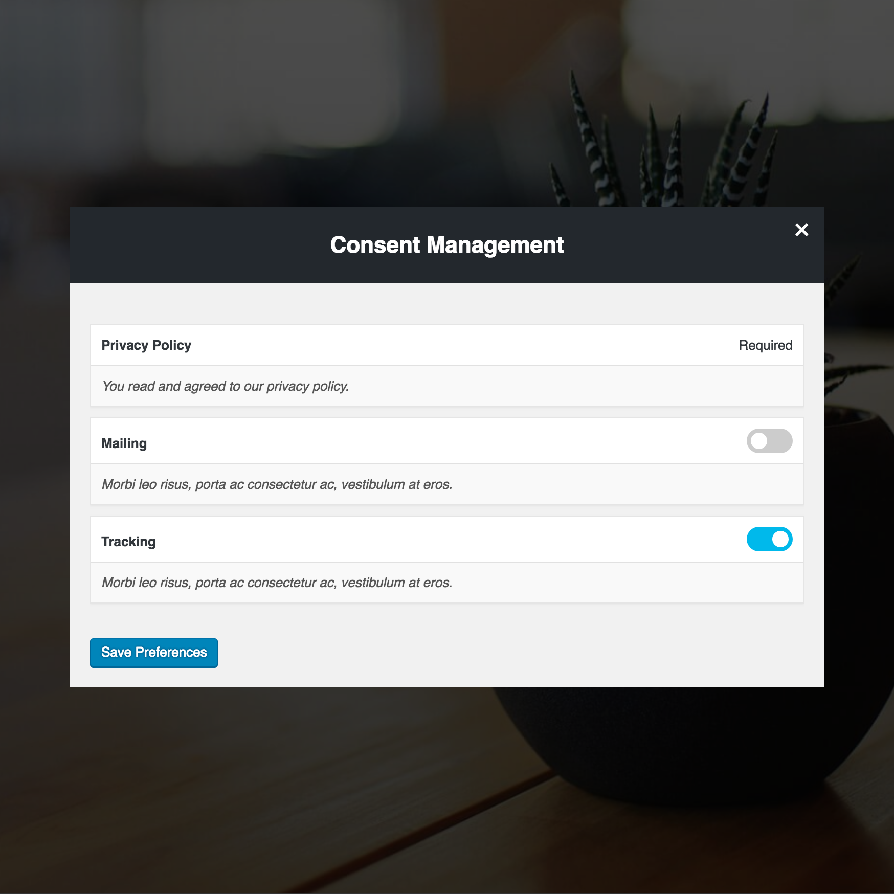 GDPR WordPress gallery image