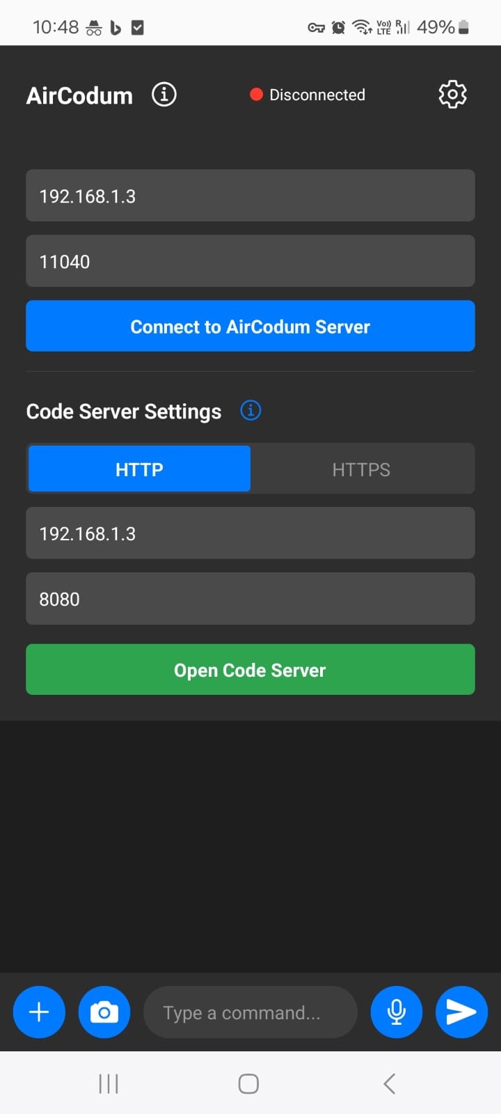 وسائط جهاز التحكم عن بُعد Aircodum vs Code - مرآة واستخدم الكود مباشرة من هاتفك! 3