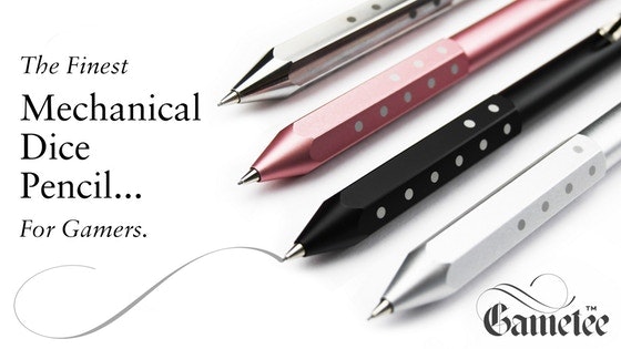 Gametee: Our Finest Mechanical Dice Pencil for Gamers