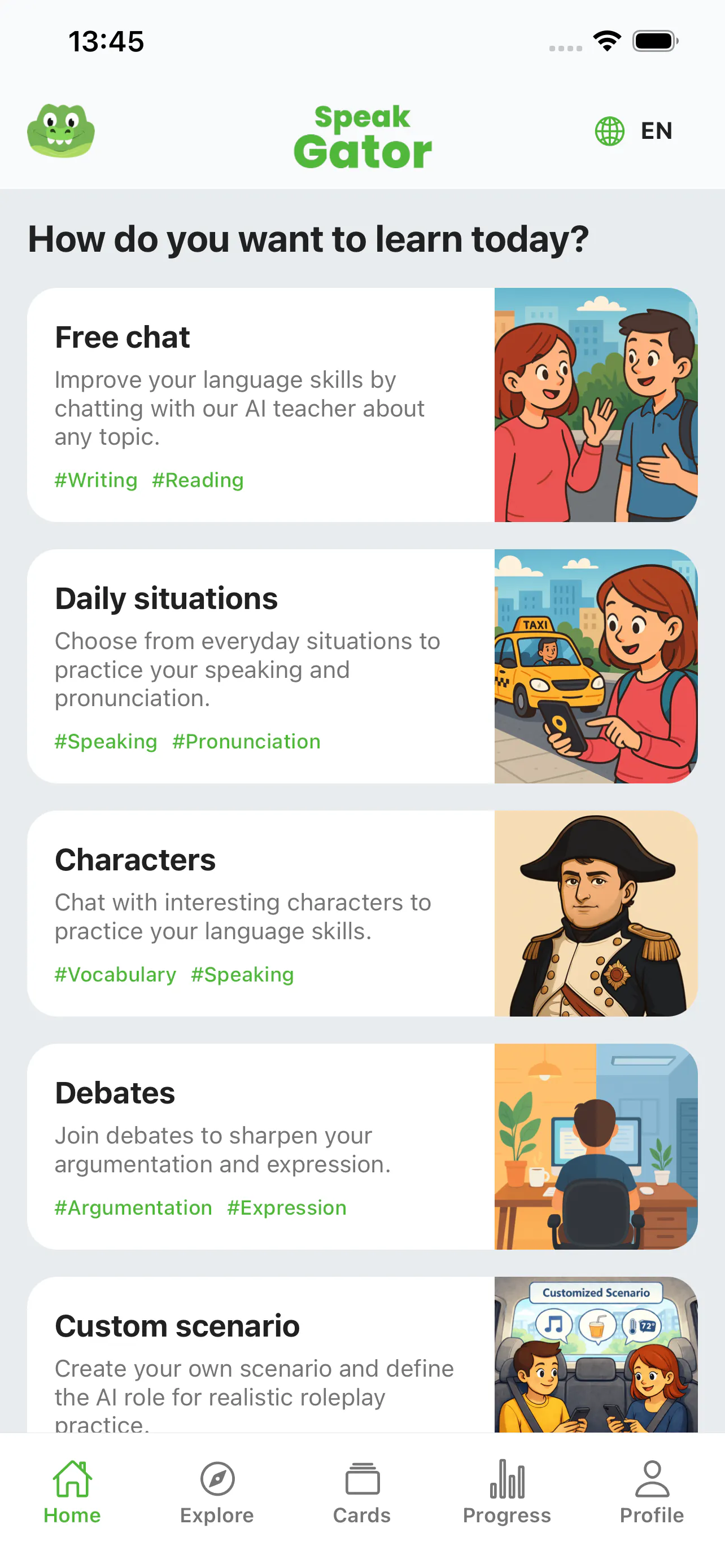 SpeakGator – AI Language Tutor gallery image