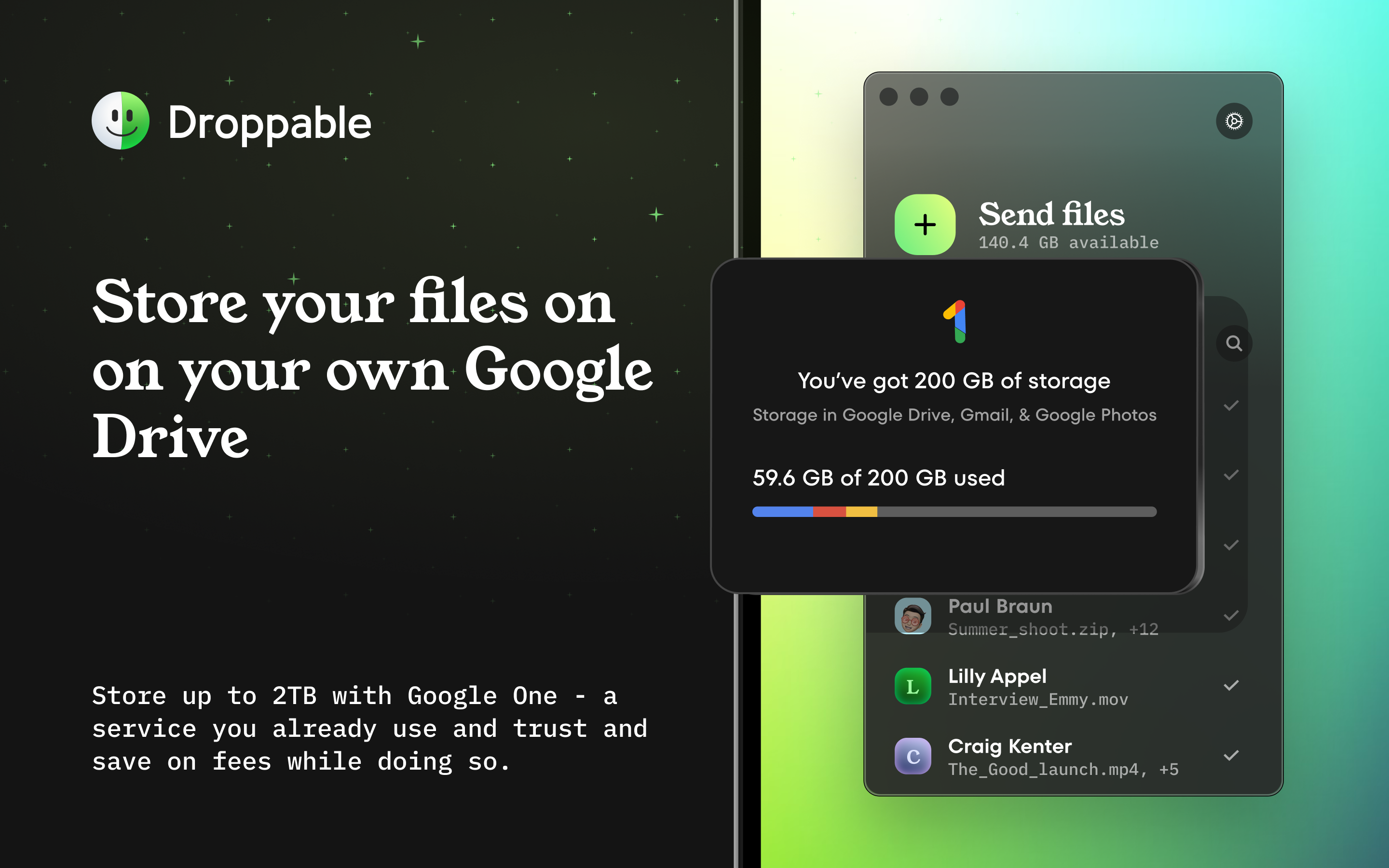 Droppable - Messenger for large files - Send large files from your Mac desktop media 6