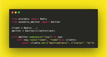 Socket.IO Redis Emitter for Python gallery image