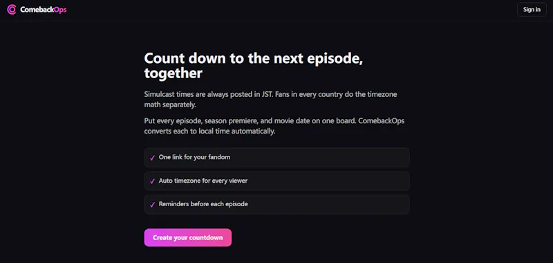 ComebackOps screenshot 5