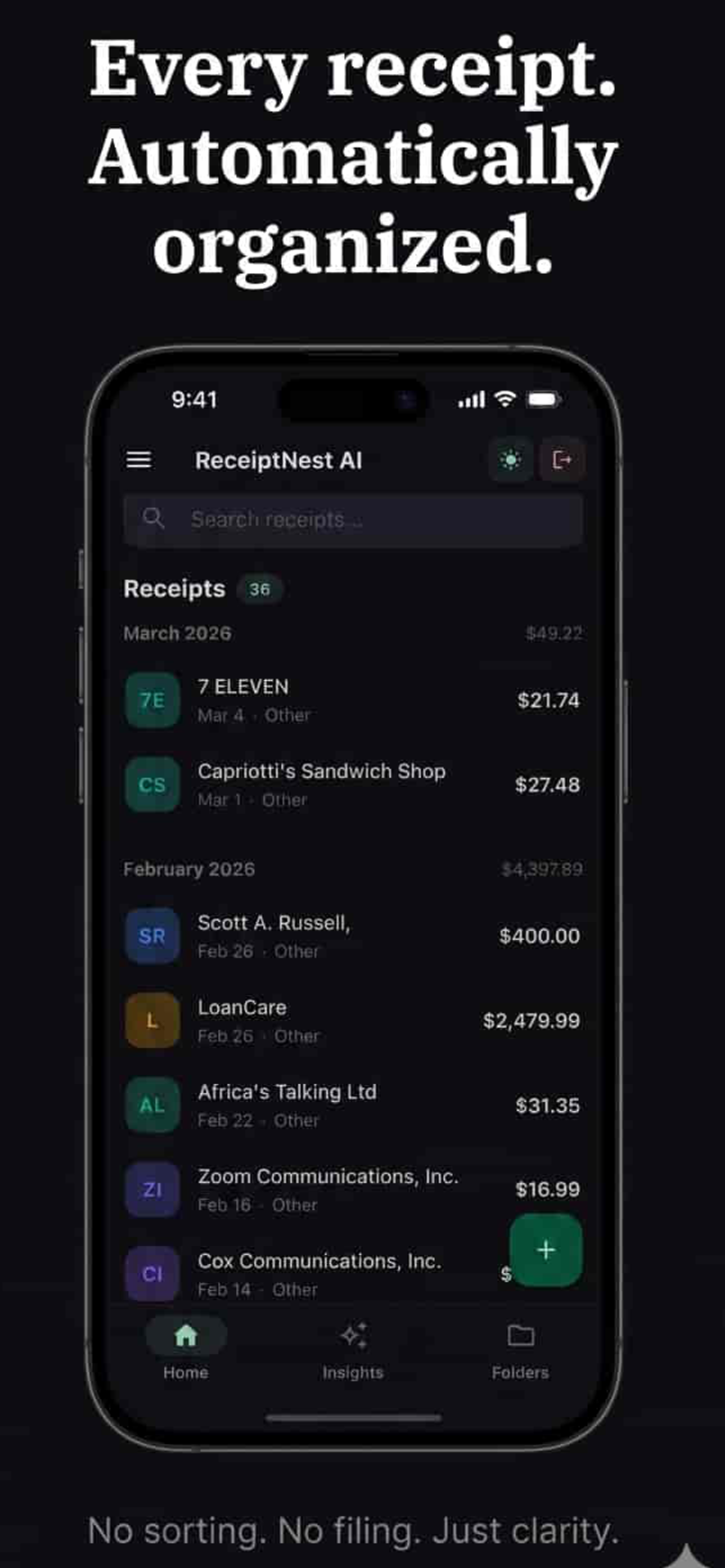 ReceiptNest AI gallery image