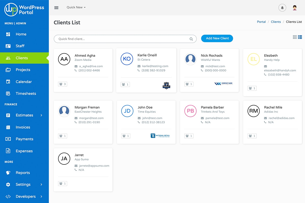 WordPress Portal gallery image