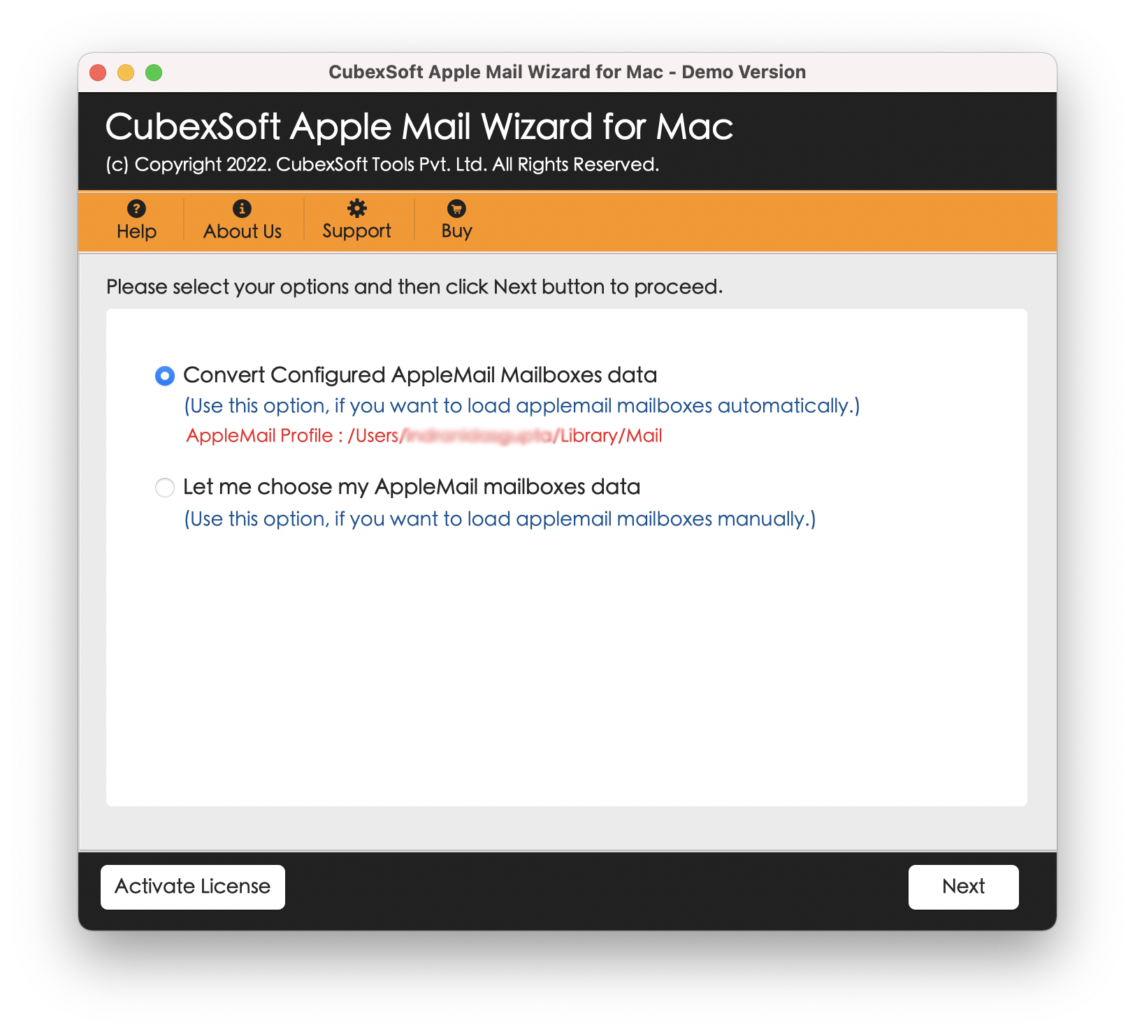 Cubexsoft Apple Mail Converter - Exporteer Mac Apple Mail -gegevensbestanden naar PST, PDF, EML en enz. media 1