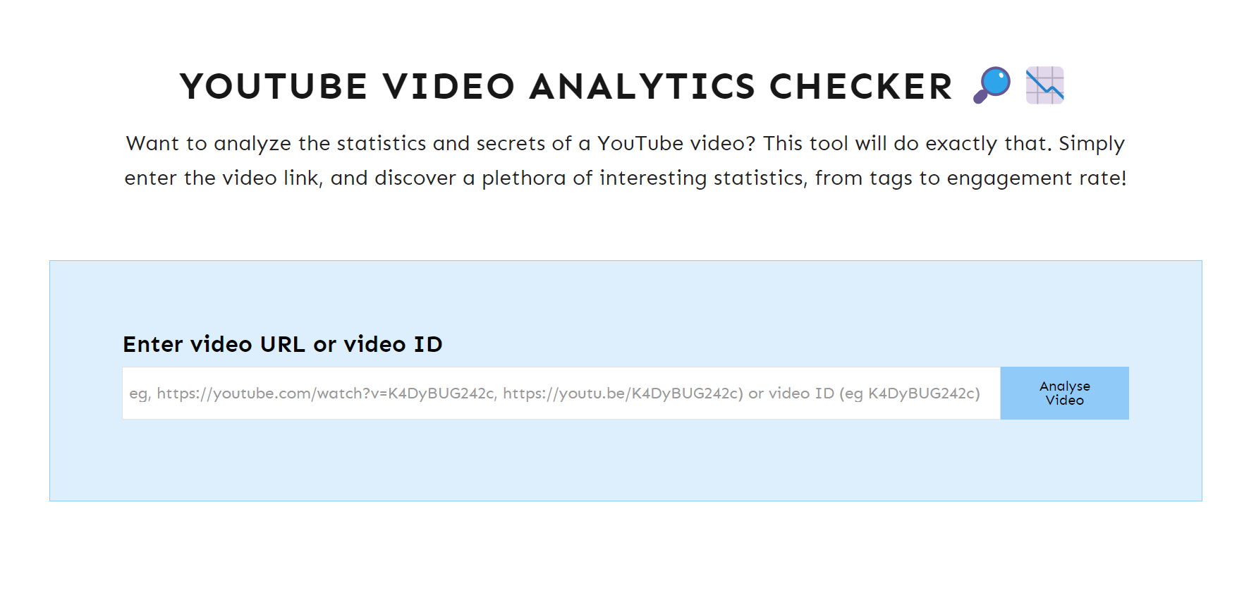 Media Pemeriksa Analisis Video YouTube - Sangat menganalisis prestasi mana -mana video YouTube 1