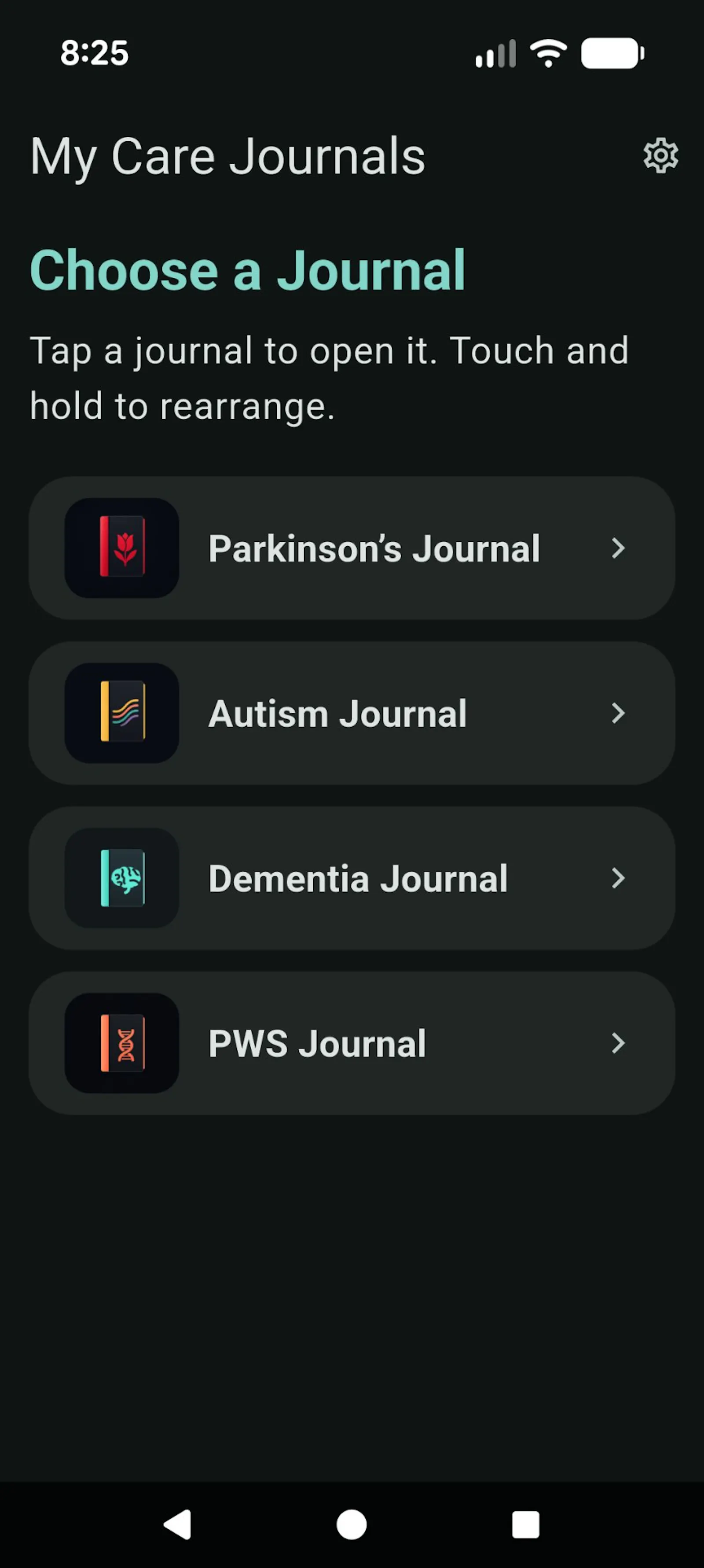 My Care Journals screenshot 3