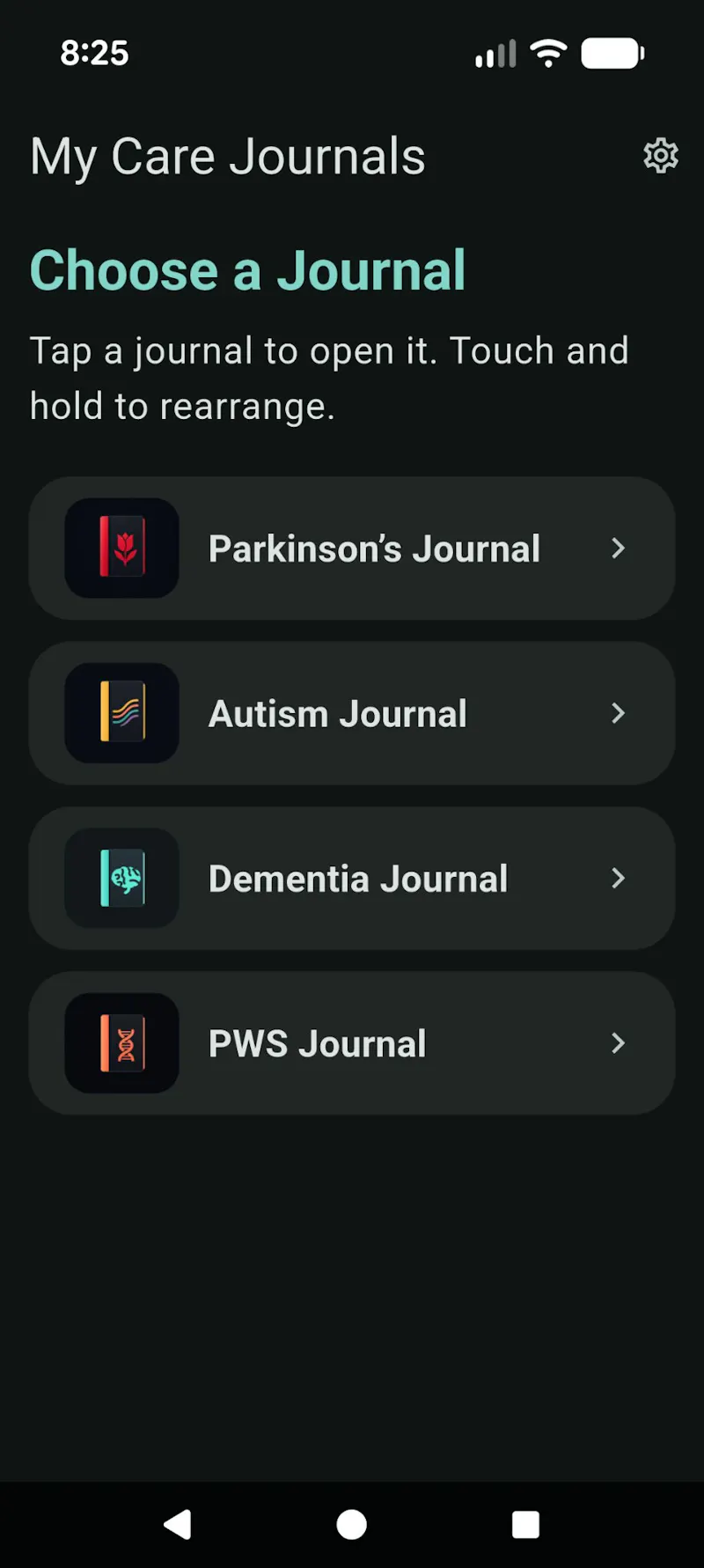 My Care Journals screenshot 3