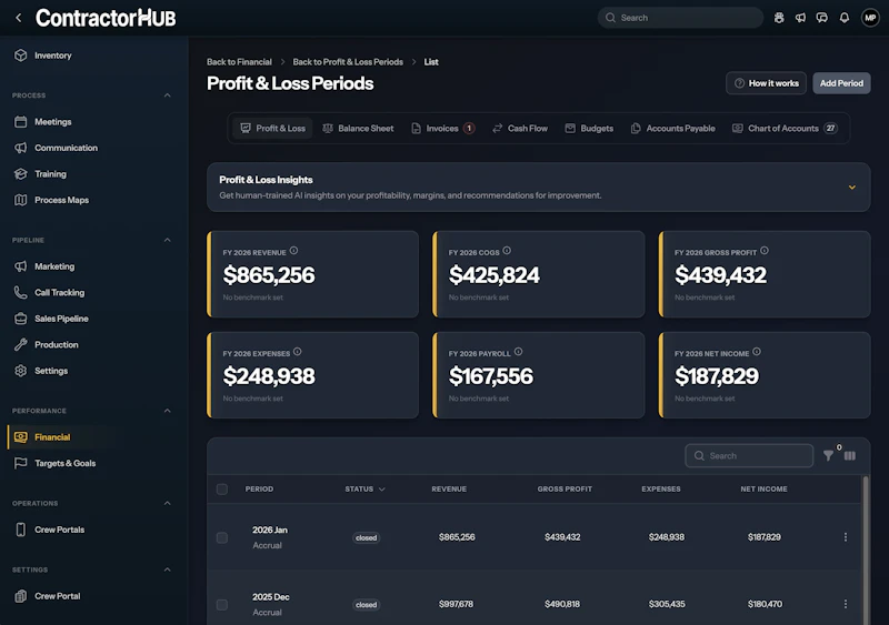 ContractorHUB screenshot 2