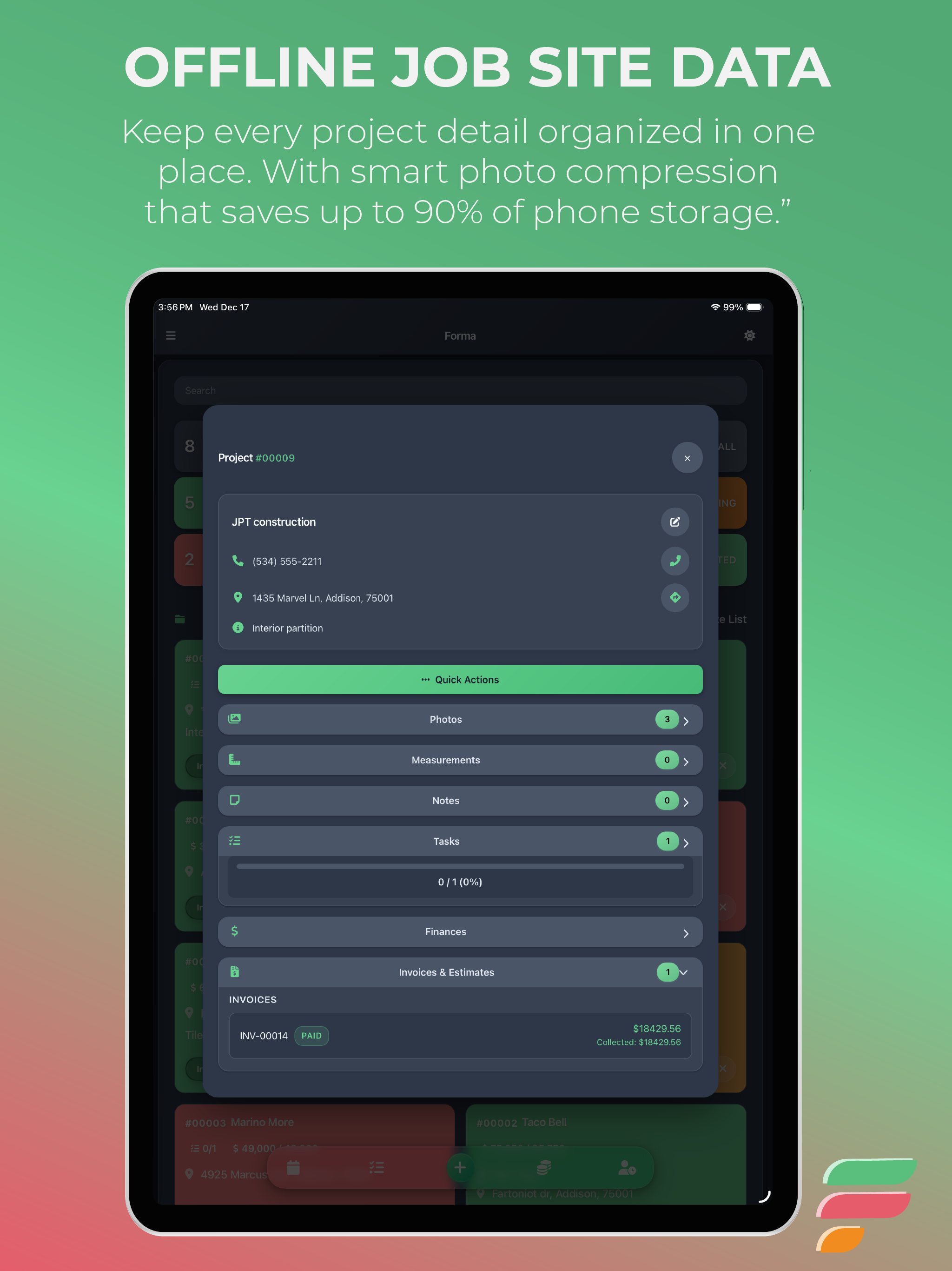 FORMA - Screenshot 2 showing product features and functionality