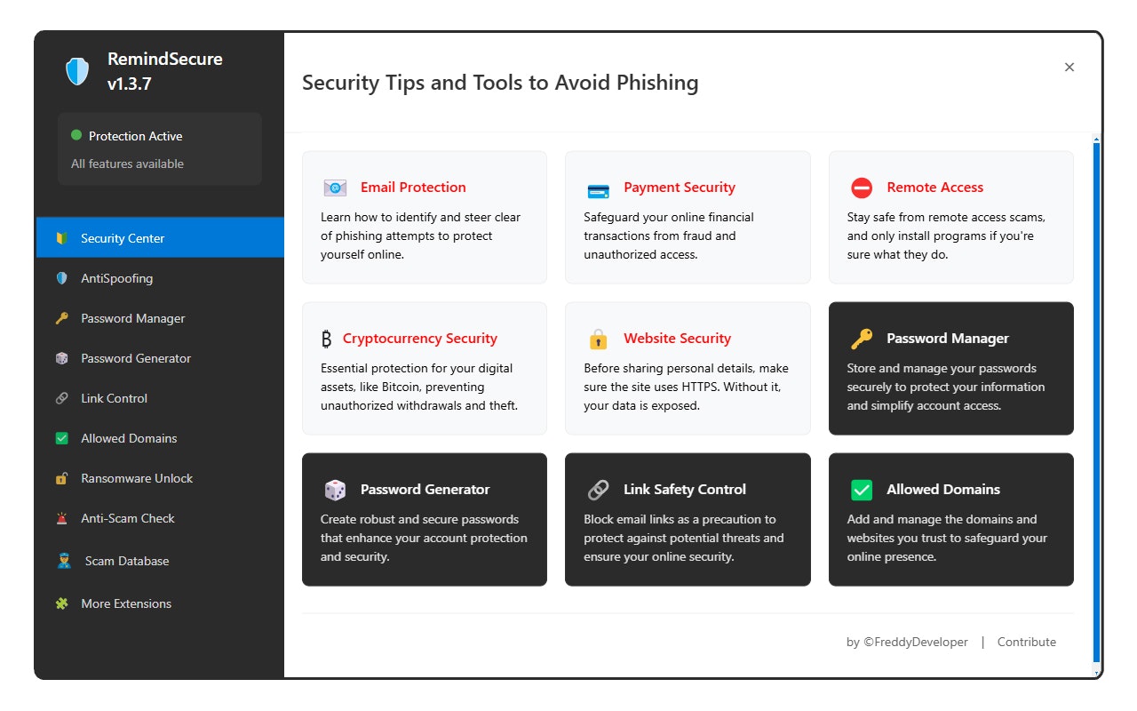 RemindSecure Anti-Phishing gallery image