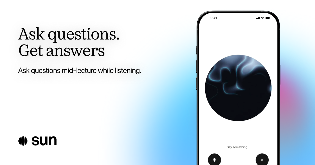 SUN AI Audio Learning App gallery image