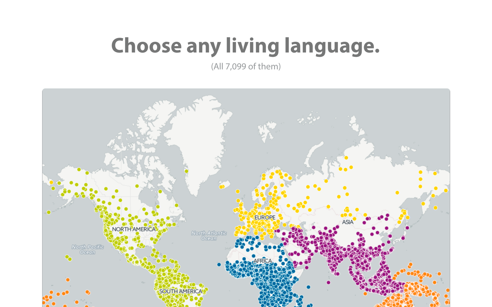 Language Mapping from Ethnologue gallery image