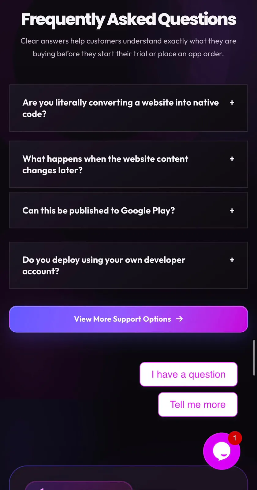 Web2Apps gallery image