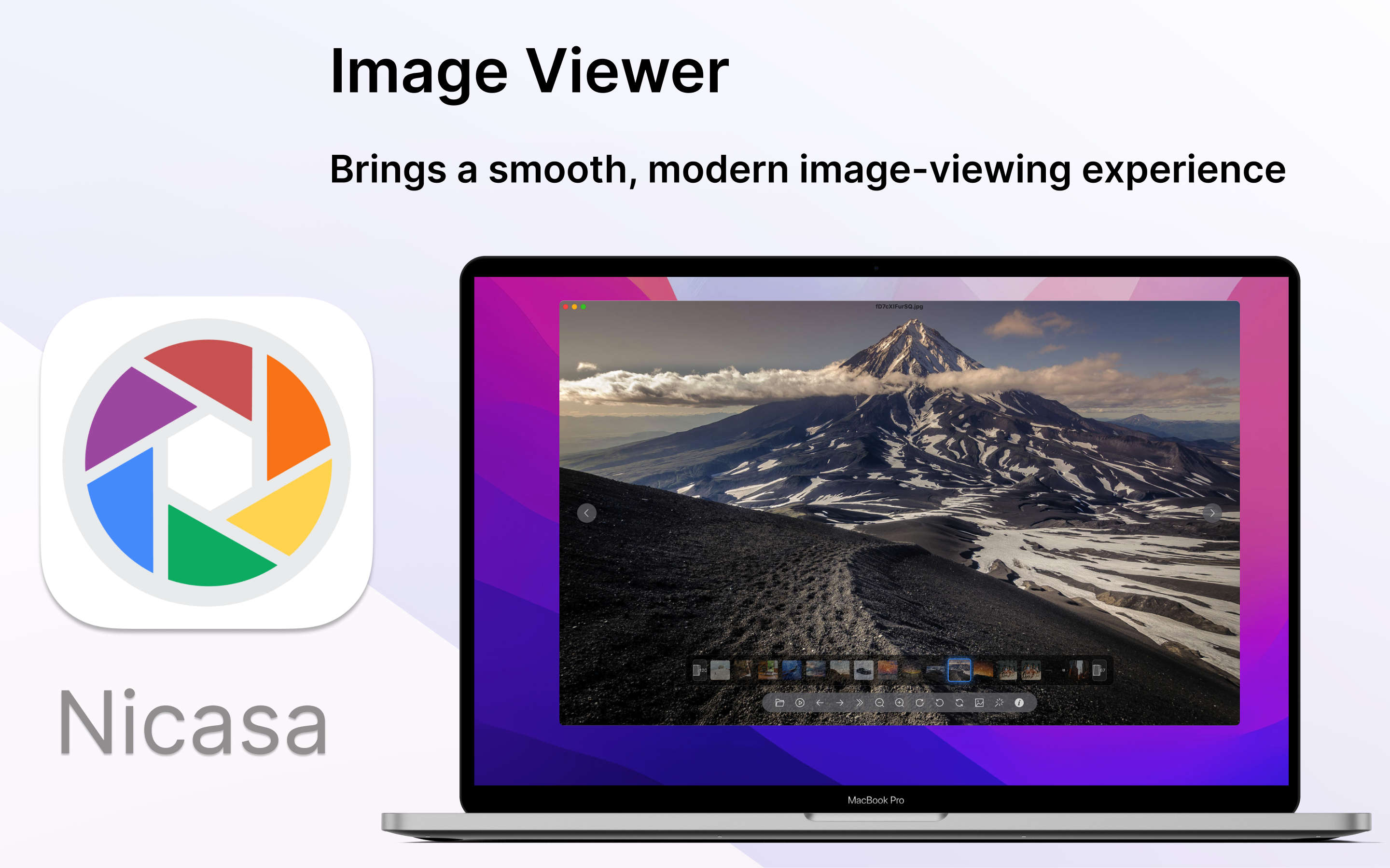 Nicasa - Image Viewer - Main product screenshot demonstrating key features and user interface
