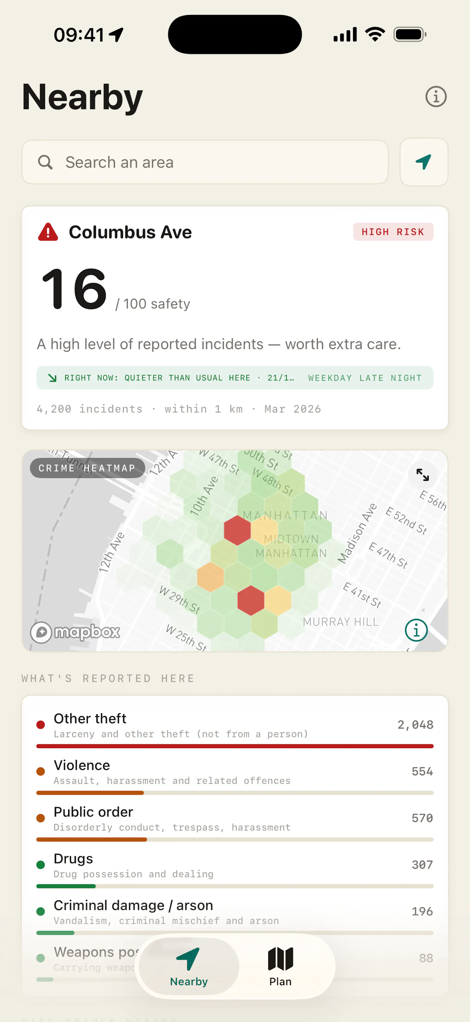 SafeRoute screenshot 1