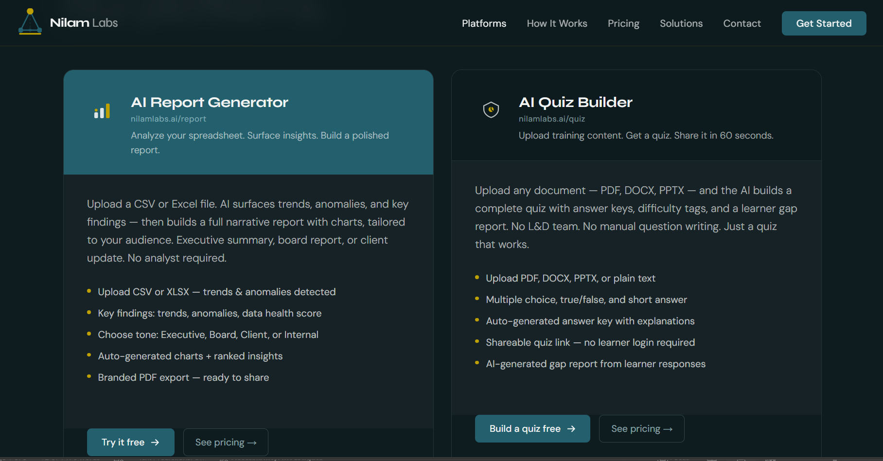 Nilam Labs - Intelligence Platform gallery image