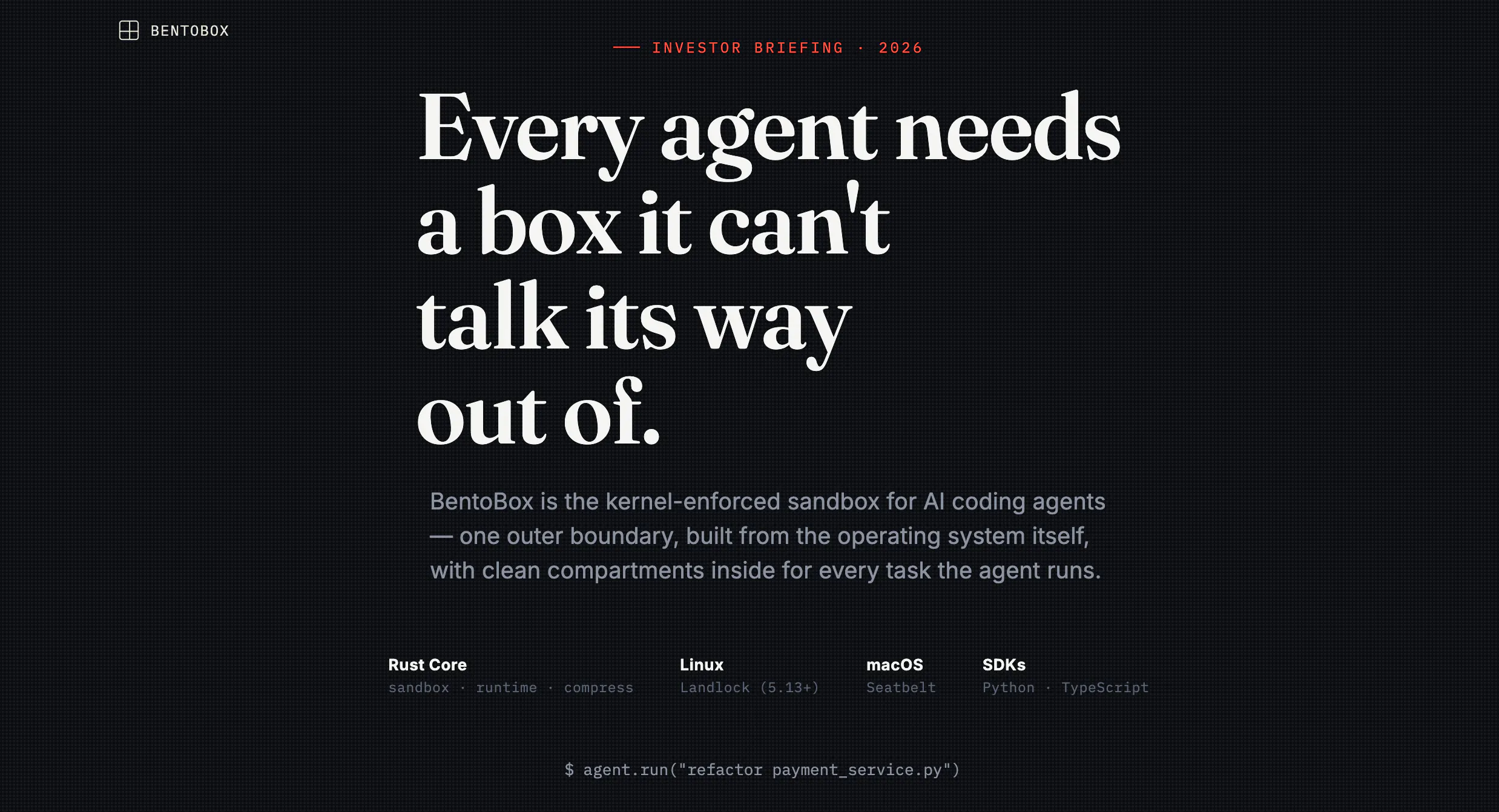 BentoBox screenshot 1