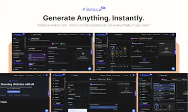 Soloa: All-in-One AI Studio (25+ Tools) gallery image
