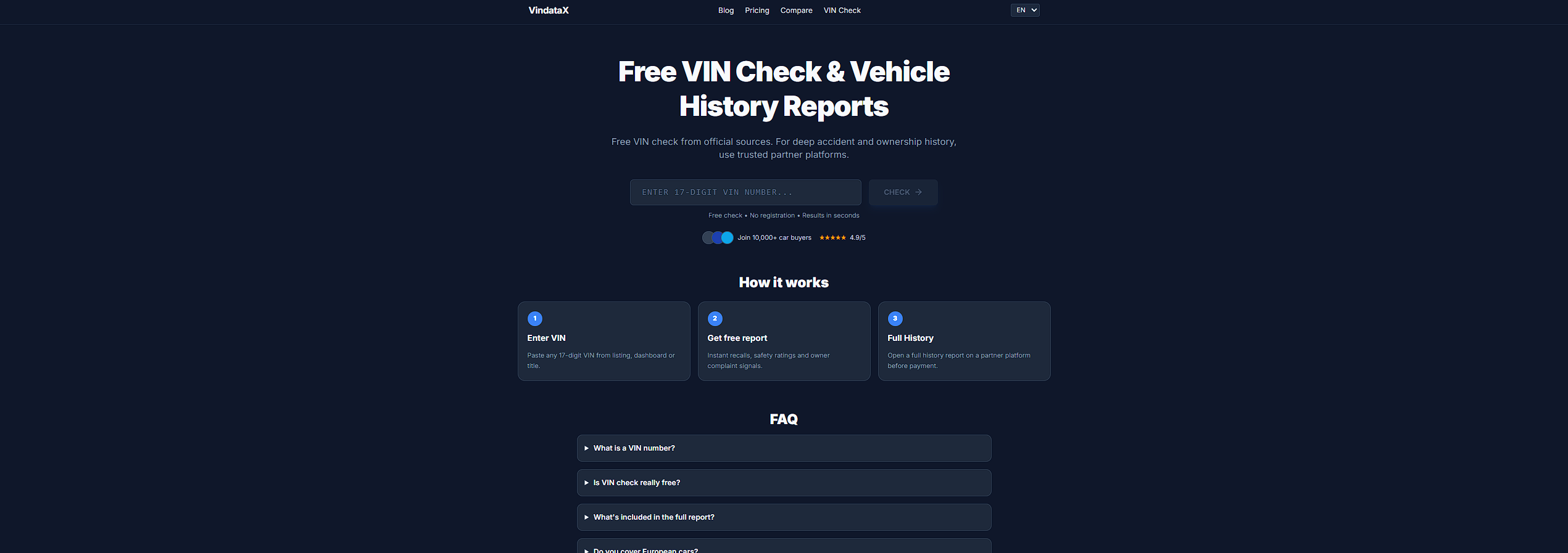 Free VIN Check & Decoder gallery image