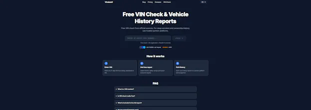 Free VIN Check & Decoder gallery image