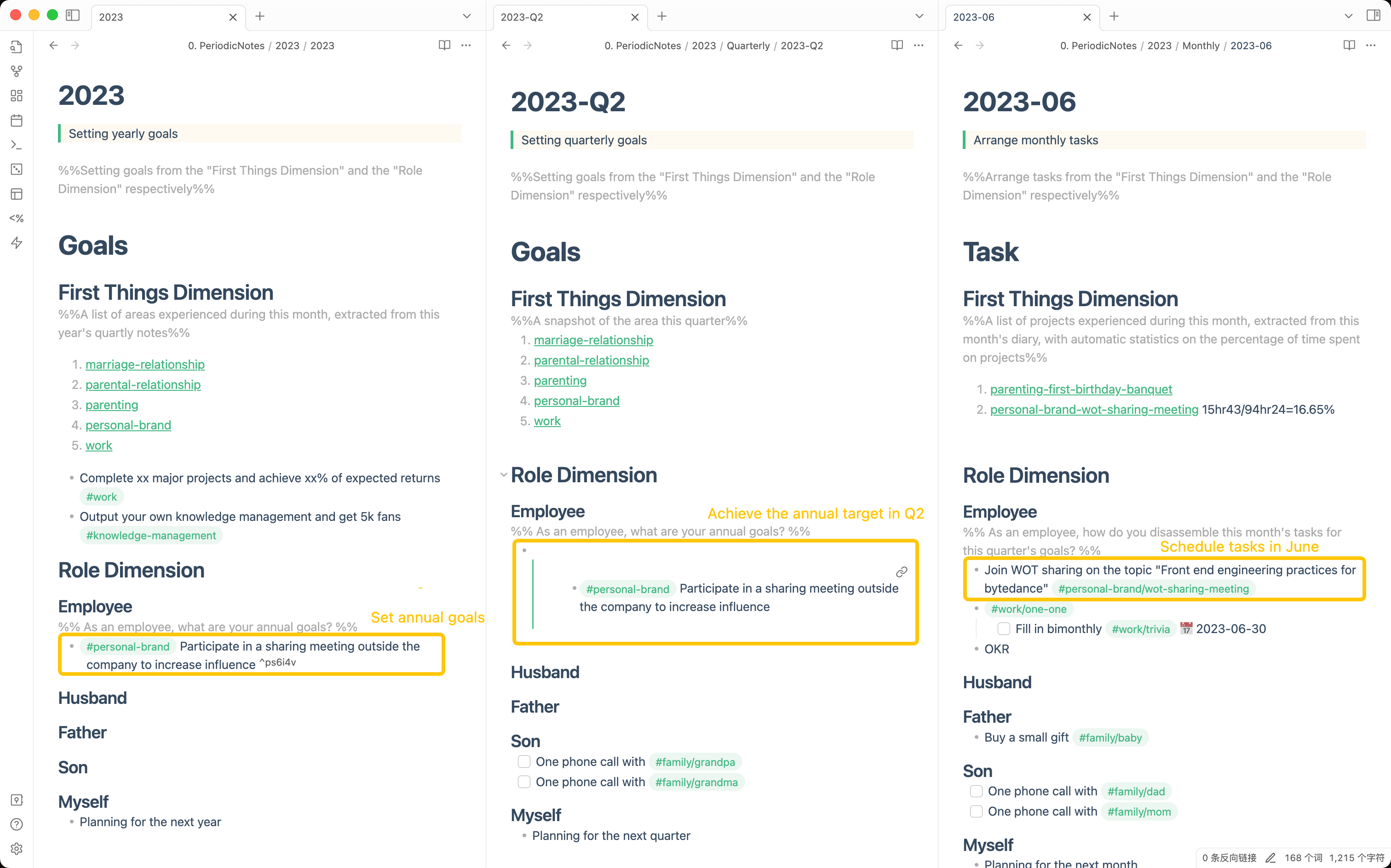 LifeOS Template for Obsidian gallery image