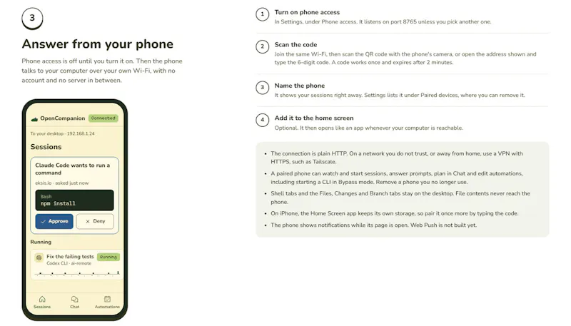 OpenCompanion screenshot 4