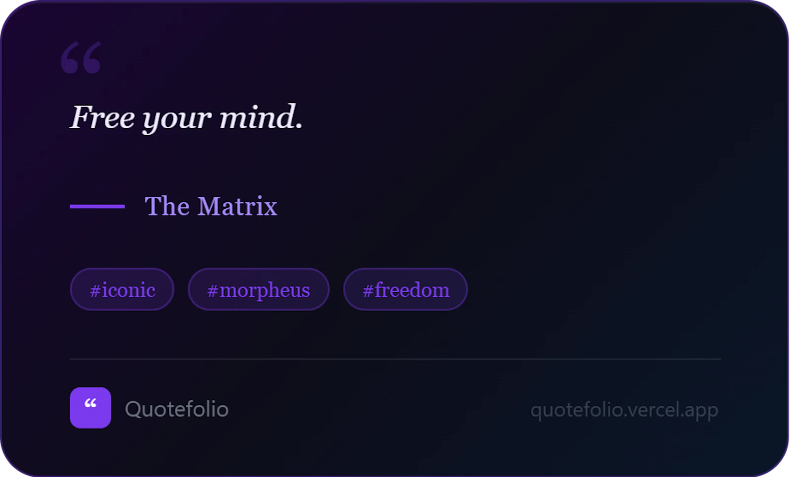Quotefolio screenshot 2